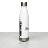 Stainless Steel Water Bottle | Black / White | The Artistic Standard