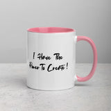 Affirmation MUG | The Dreamer | White + Color Inside/Handle | The Artistic Standard