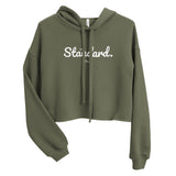 THE STANDARD | Crop Hoodie | Black + White | The Artistic Standard Apparel