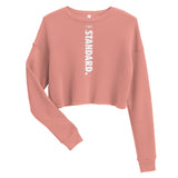 The Standard | White + Color Crop Sweatshirt