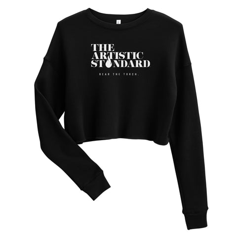 OG CREW'D | Black | Crop Sweatshirt | The OG Collection